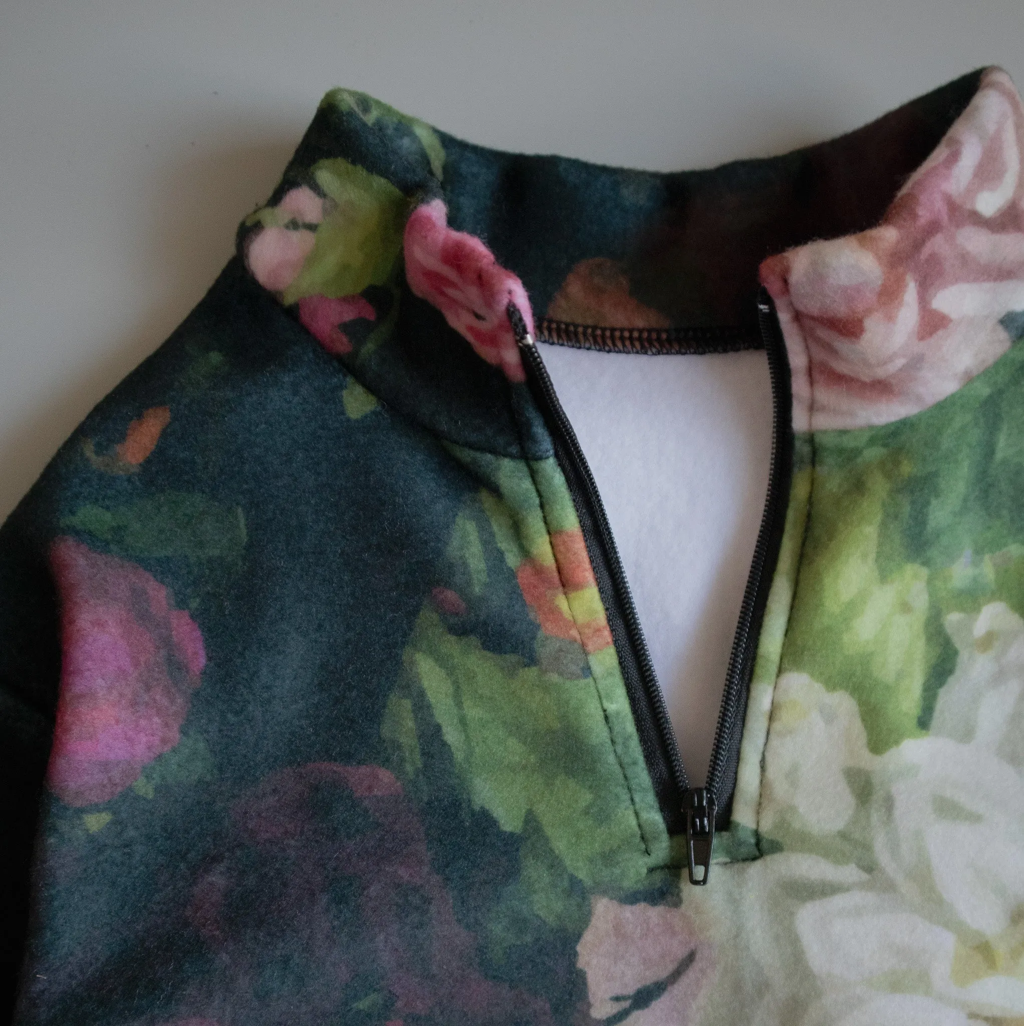 Half-zip sweatshirt