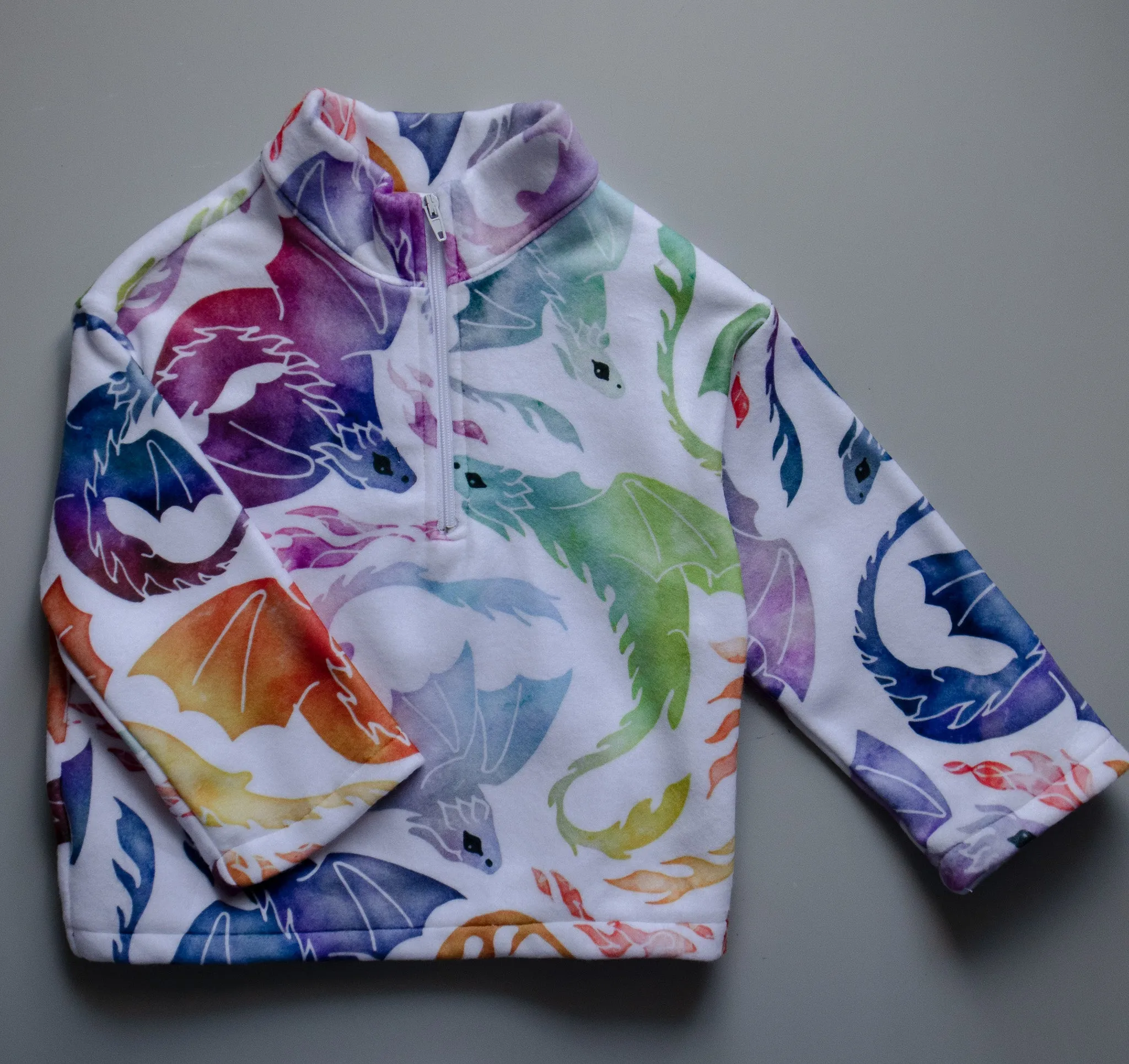 Half-zip sweatshirt