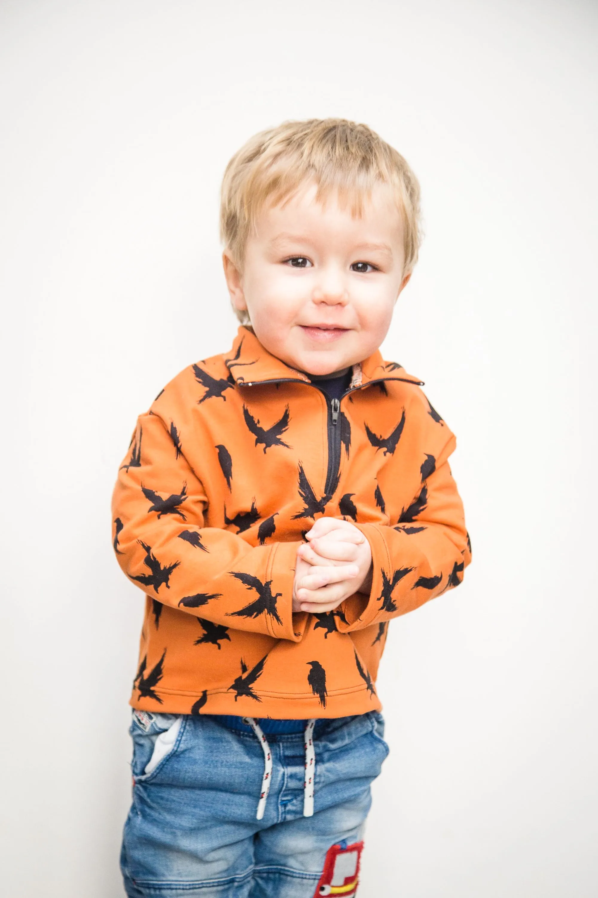 Half-zip sweatshirt