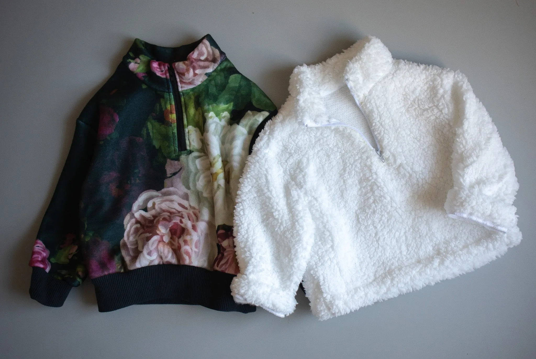 Half-zip sweatshirt