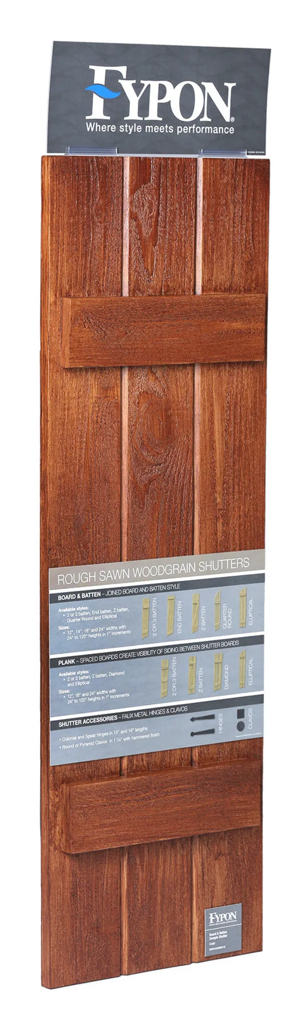 Hand Hewn Beam & Shutter Kit (Coffee Bean and Cedar Stains)