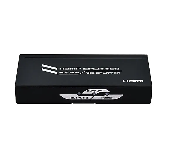 HDMI 2.0 2-Way Splitter (1-in/2-out) 4K at 60Hz