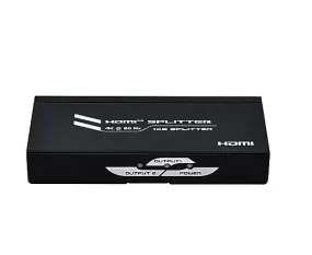HDMI 2.0 2-Way Splitter (1-in/2-out) 4K at 60Hz