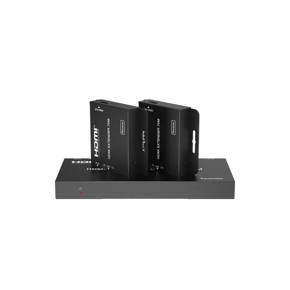 HDMI Splitter/Extender 1 In 2 Out Over Cat6 1080P With 2 Receivers ( 70M )