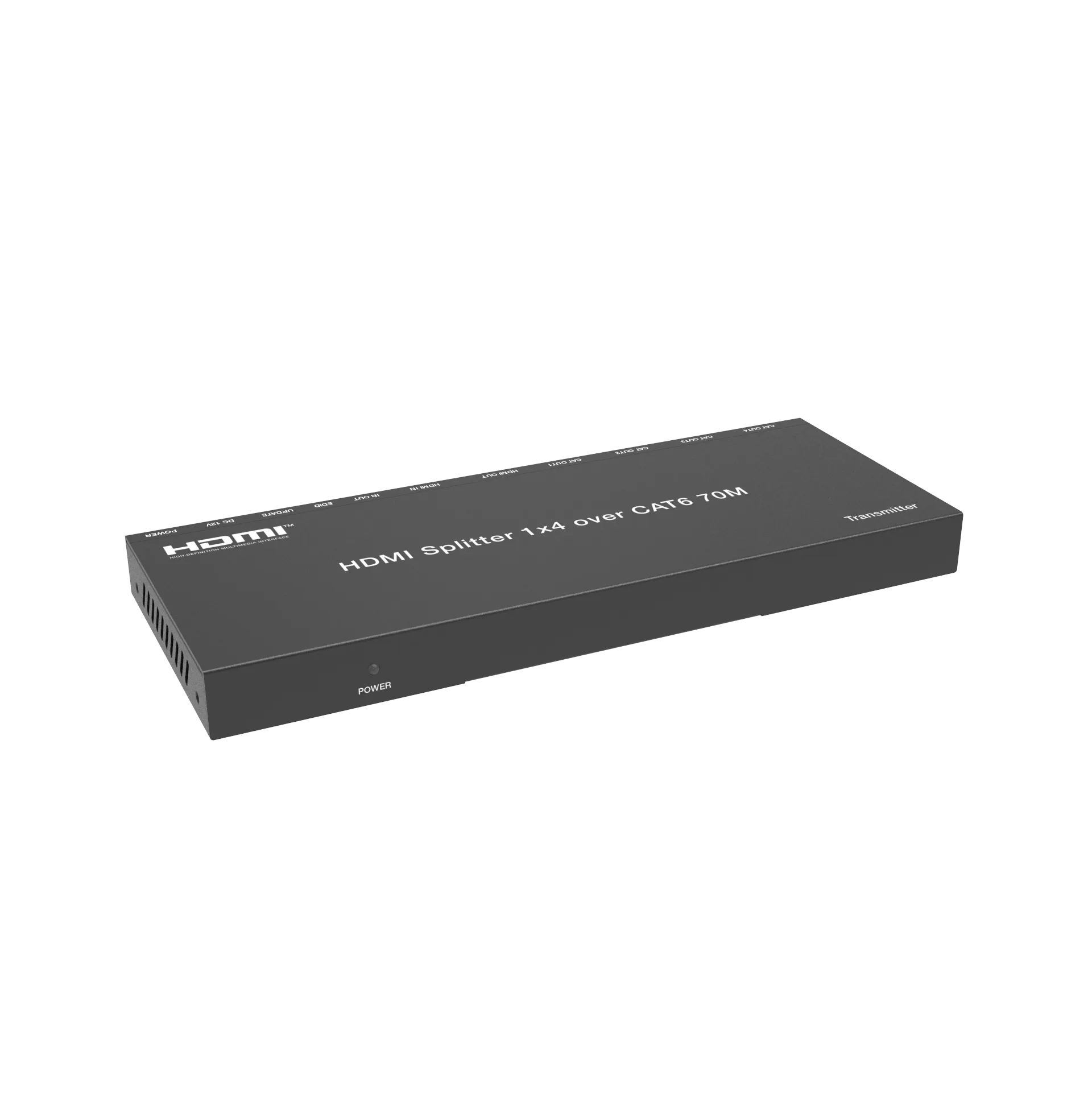 HDMI Splitter/Extender 1 In 4 Out Over Cat6 1080P With 3 Receivers ( 70M )