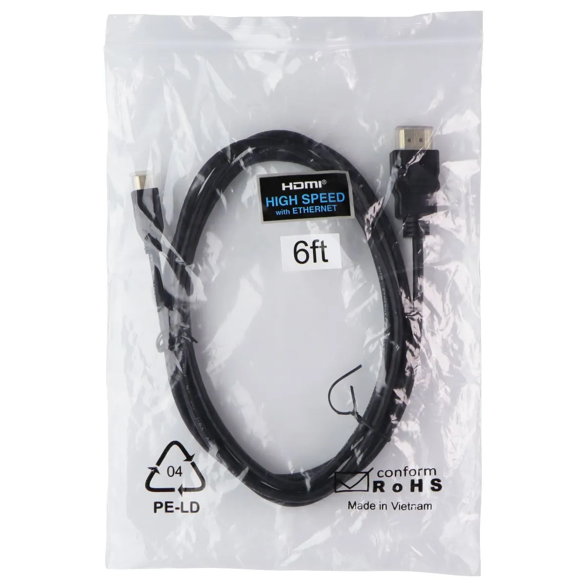 HDMI to Micro-HDMI (6-Foot) High Speed with Ethernet Cable - Black