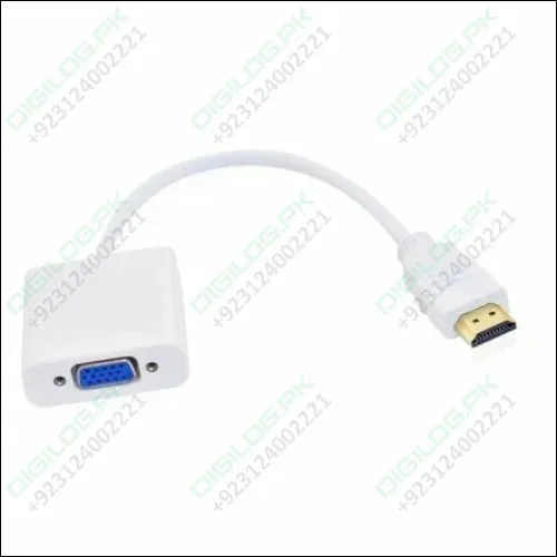Hdmi To Vga Video Adapter Cable Converter
