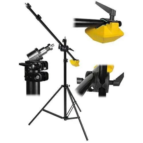 Heavy Duty Boomstand - Adjustable Boom Stand with 7-Foot Extendable Boom Arm and 10-Pound Iron Counter Balance