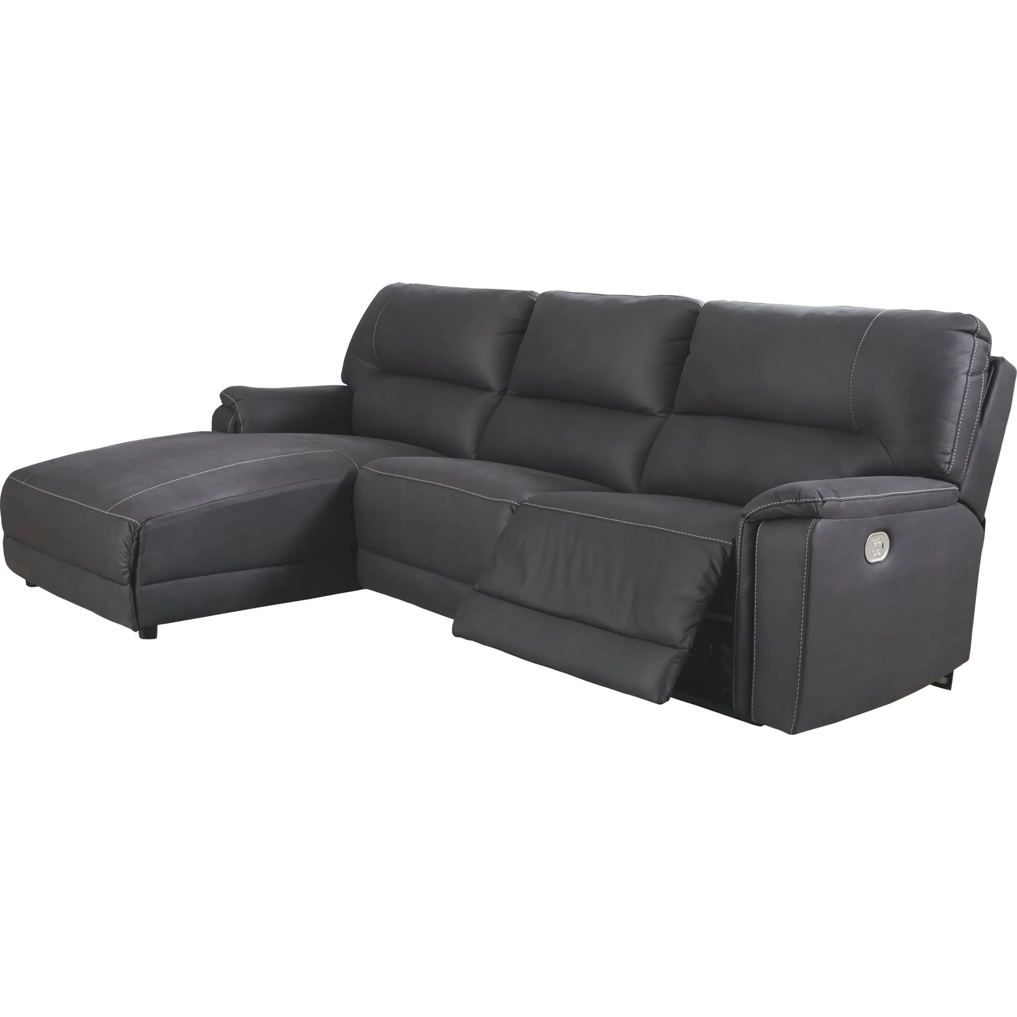 Henefer 3 Piece Power Reclining Sofa Chaise