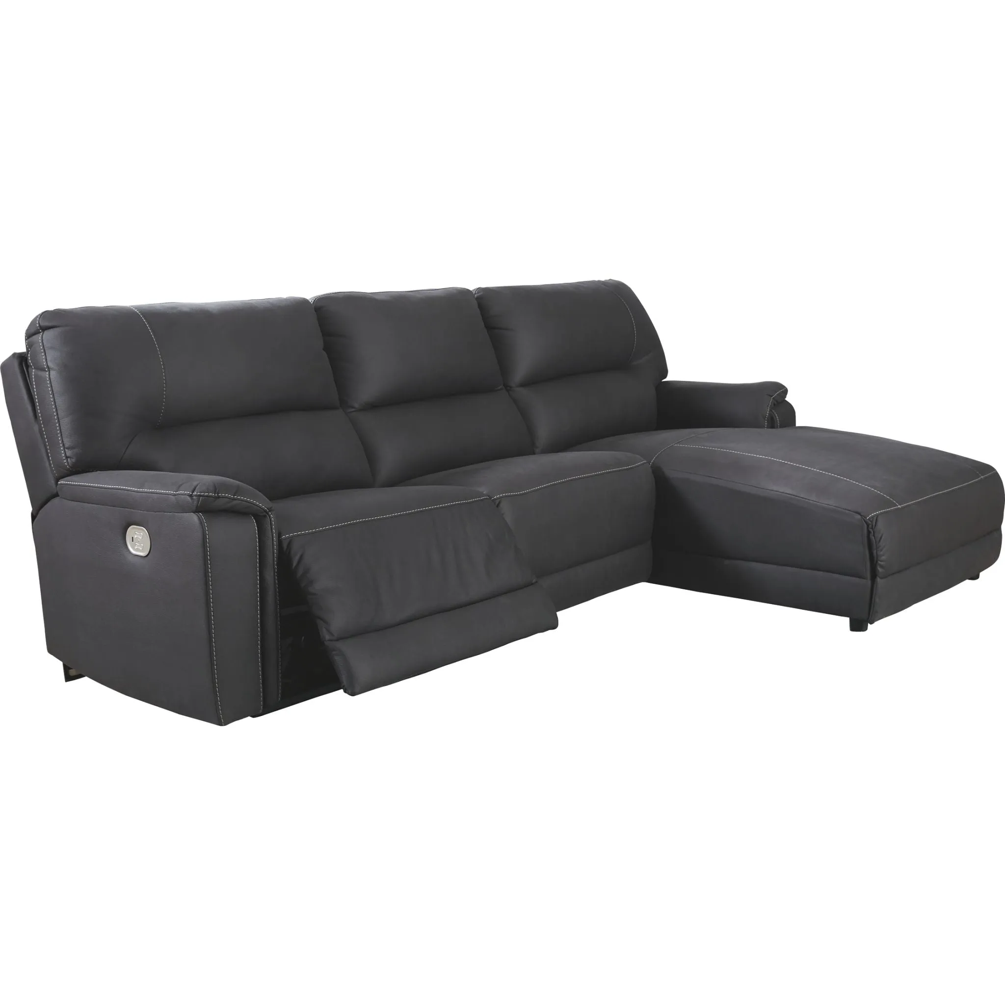 Henefer 3 Piece Power Reclining Sofa Chaise