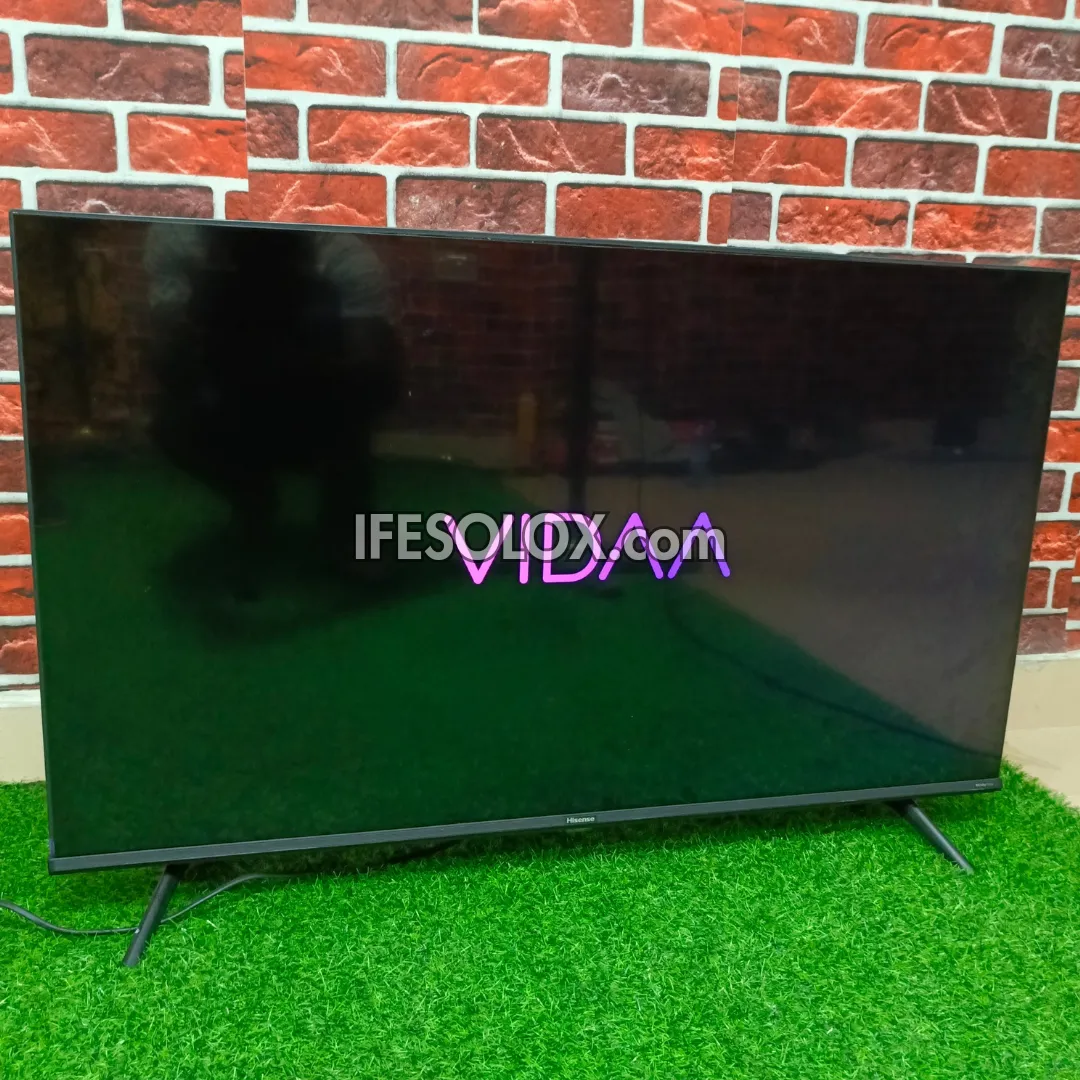 Hisense 43 inch 43A6G VIDAA Smart 4K UHD LED Frameless TV (Built-in Bluetooth, WiFi, Miracast) - Foreign Used