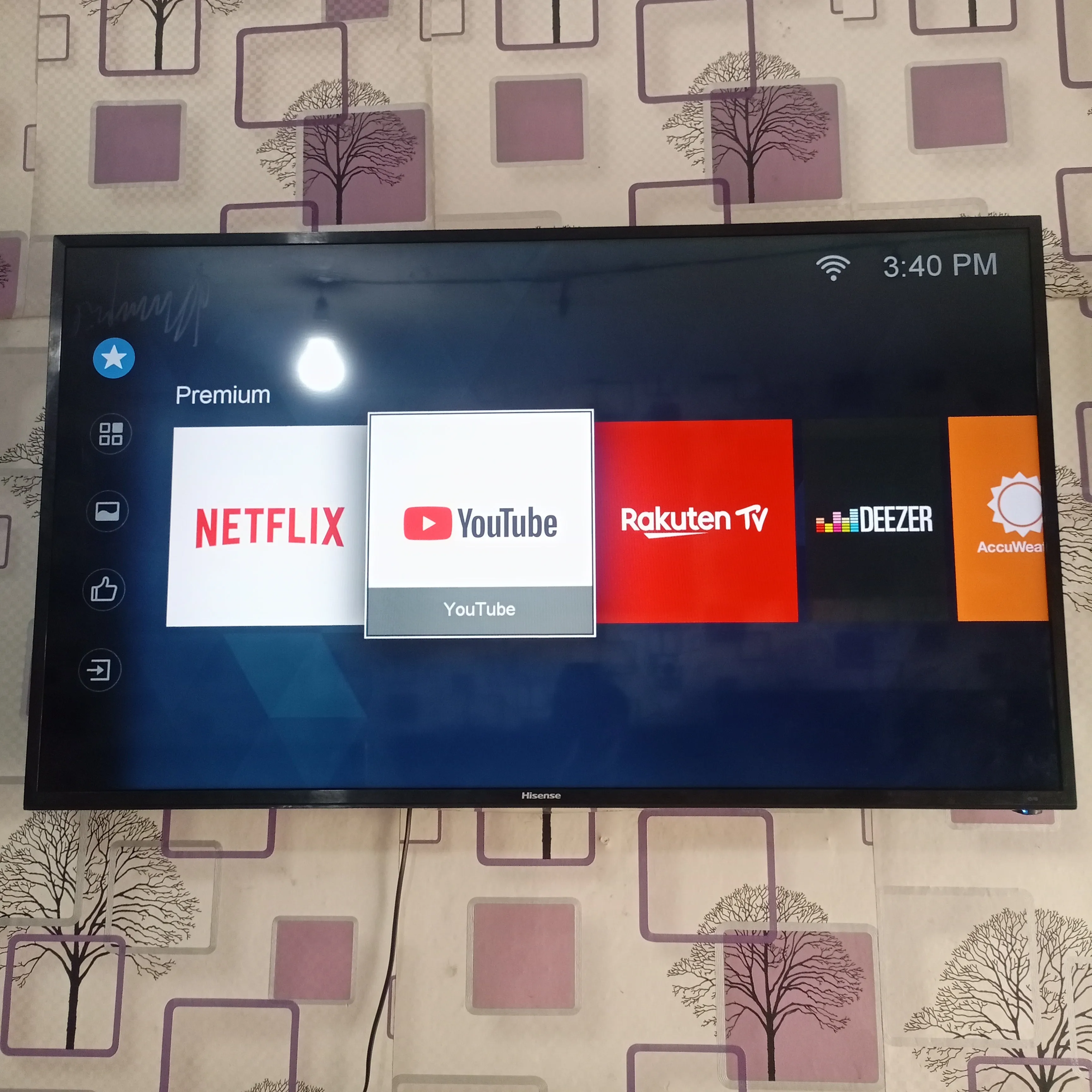 Foreign Used Hisense 49-inch VIDAA Smart 4K UHD LED TV with Built-in WiFi and Miracast
