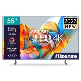 Hisense 55 inch 55U6K Series Quantum Dot ULED Mini-LED 4K HDR10  Google TV   Warranty (Free Wall Mount) - Brand New