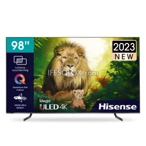 Hisense 98 Inch 98U7H ULED™ Premium Quantum Dot Smart 4K ULED TV   1 Year Warranty (Free Wall Mount) - Brand New