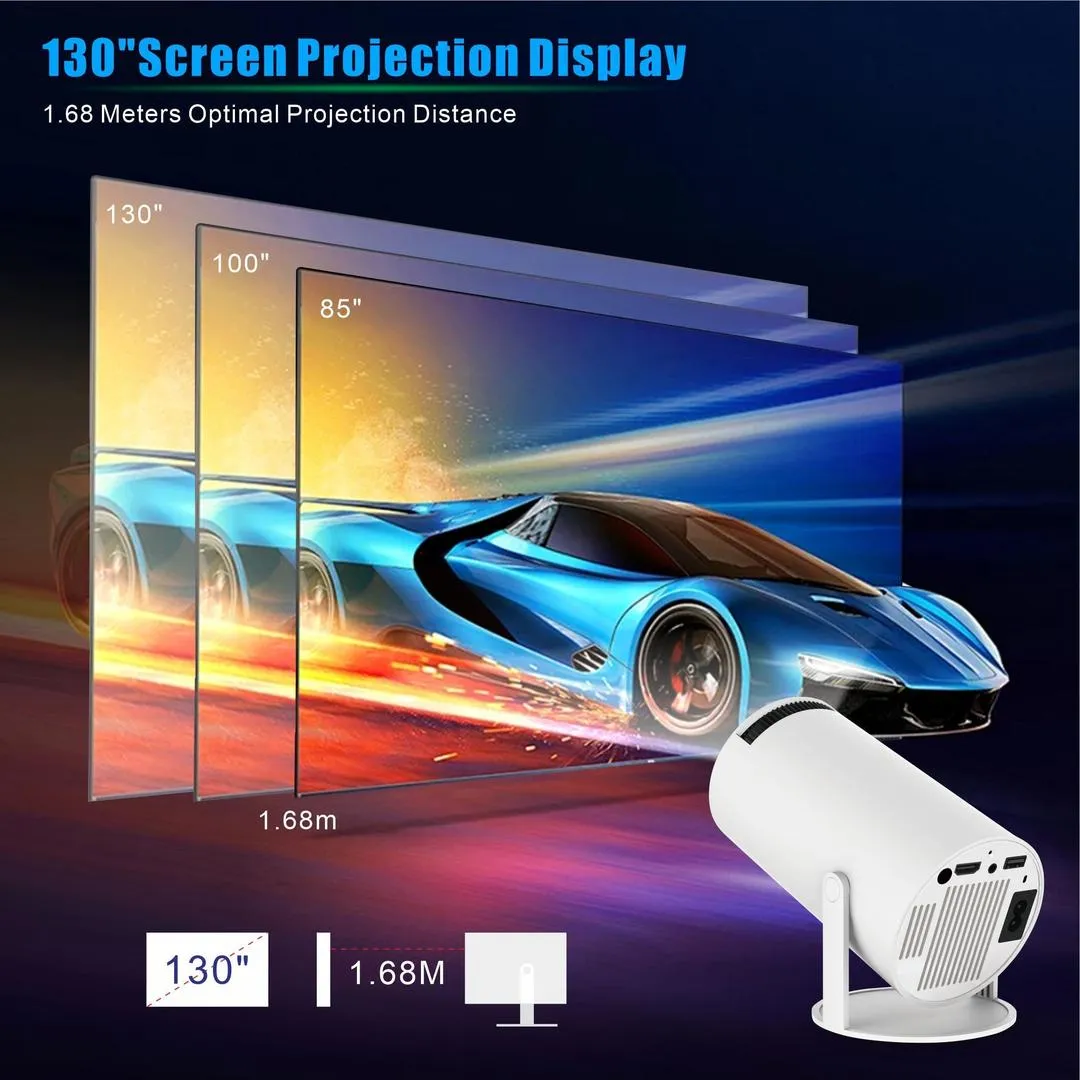 Home Cinema Outdoor Projector – Portable, HD, Must-Have!