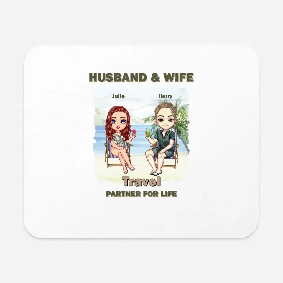 Husband & Wife. Travel partner for life