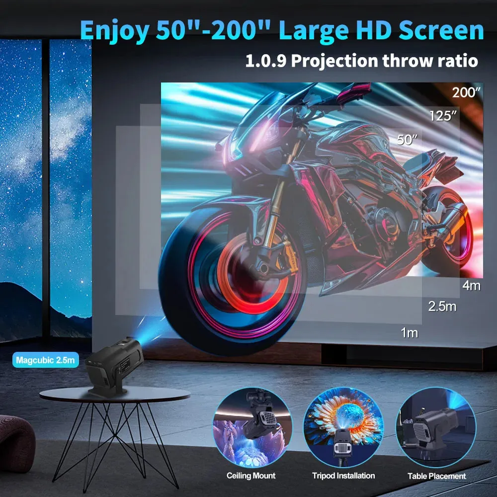 HY320 Mini Projector 4K
