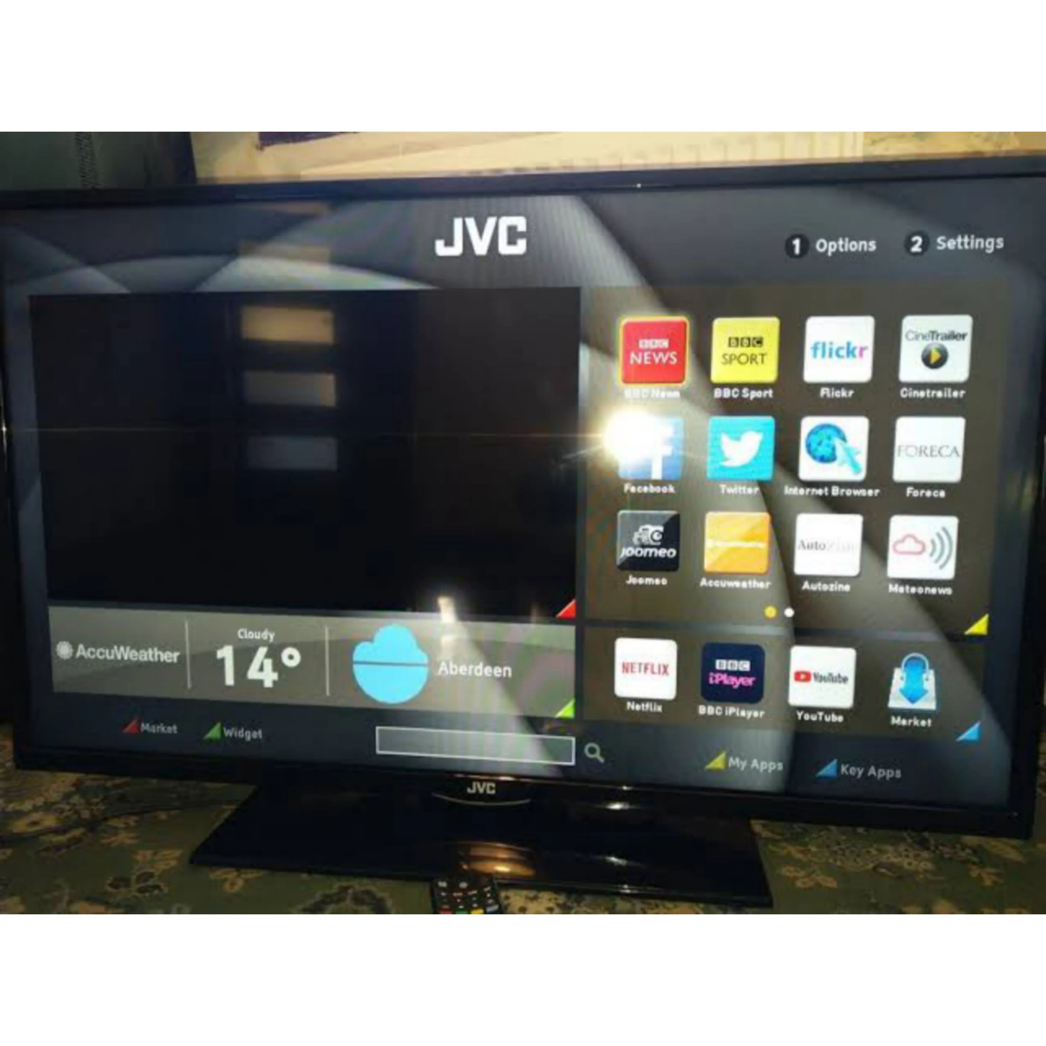 JVC 32 Inch LT-32TW51J Built-in WiFi Smart Full HD LED TV (Netflix, YouTube) - London Used