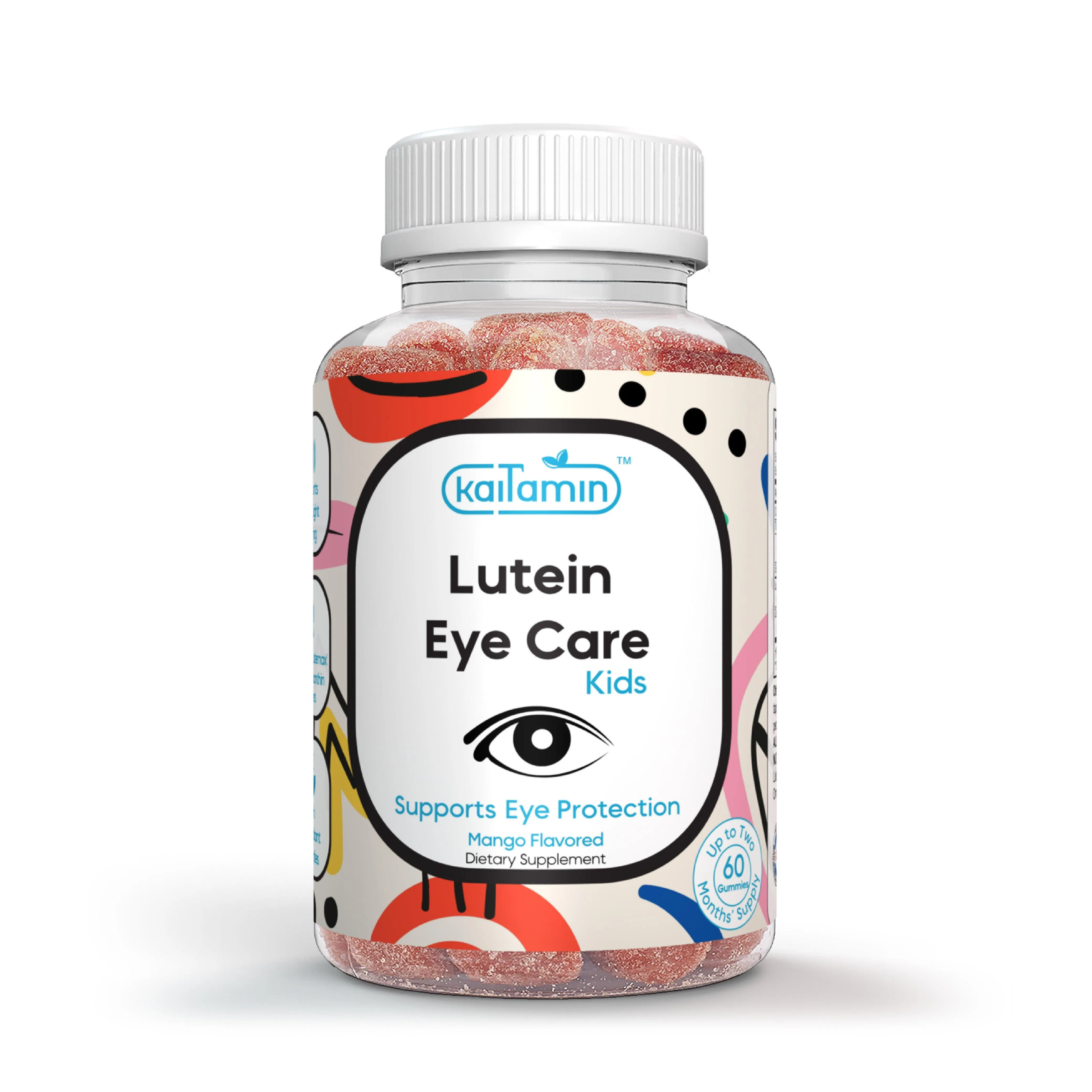 Kids Lutein Gummy - Lutein Eye Supplements for Kids - 60 Gummies