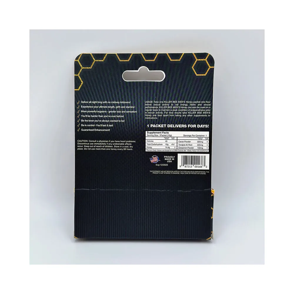 Killer Bee Honey Male Enhancer 24 Packets Per Display