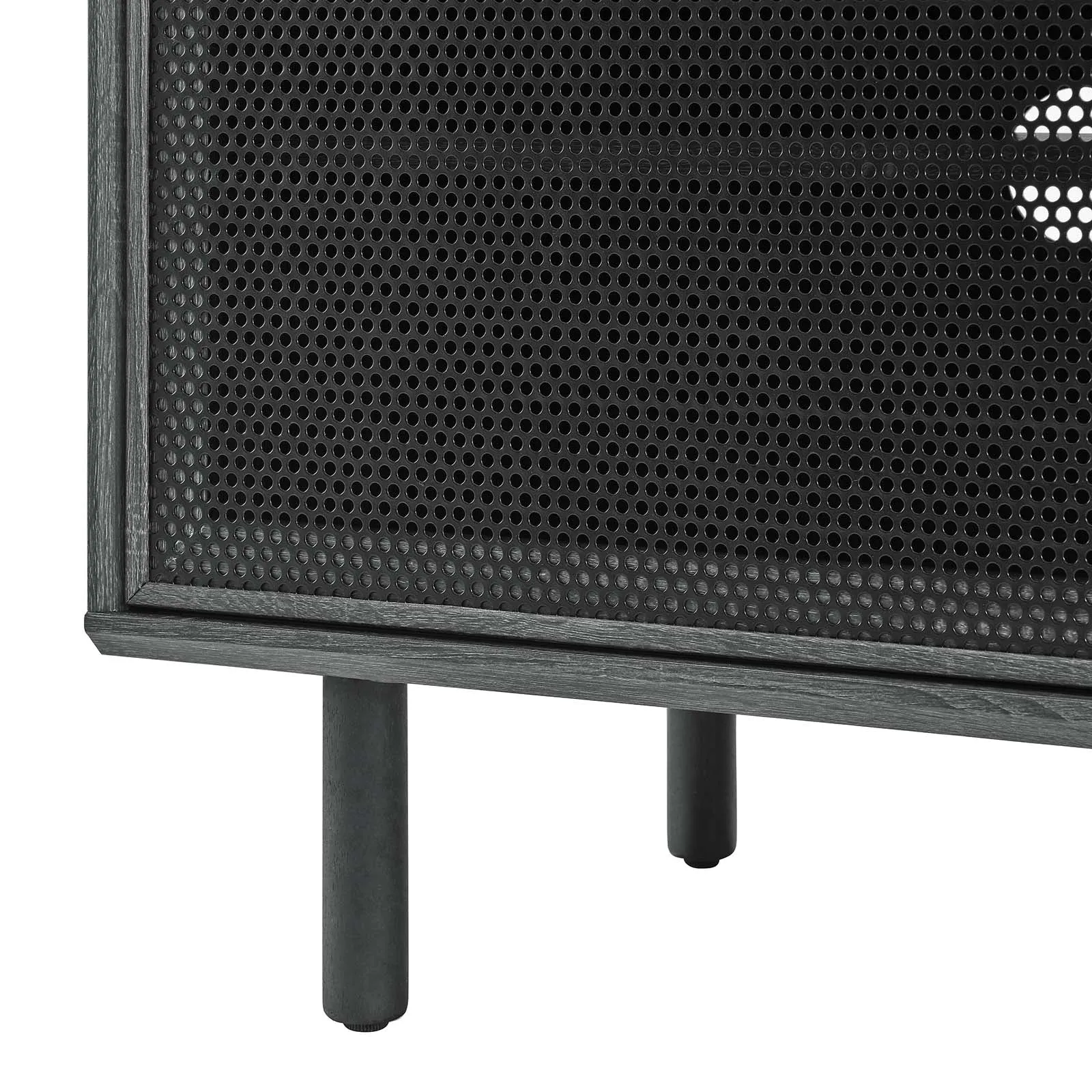 Kurtis 67" TV and Vinyl Record Stand Charcoal EEI-6236-CHA