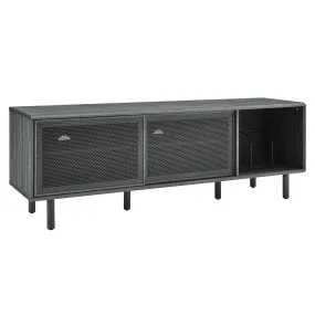 Kurtis 67" TV and Vinyl Record Stand Charcoal EEI-6236-CHA