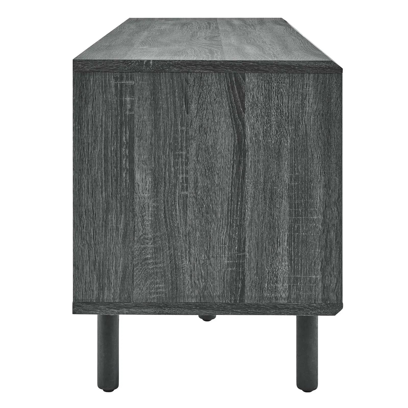 Kurtis 67" TV and Vinyl Record Stand Charcoal EEI-6236-CHA