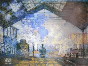 La Gare St. Lazare by Claude Monet