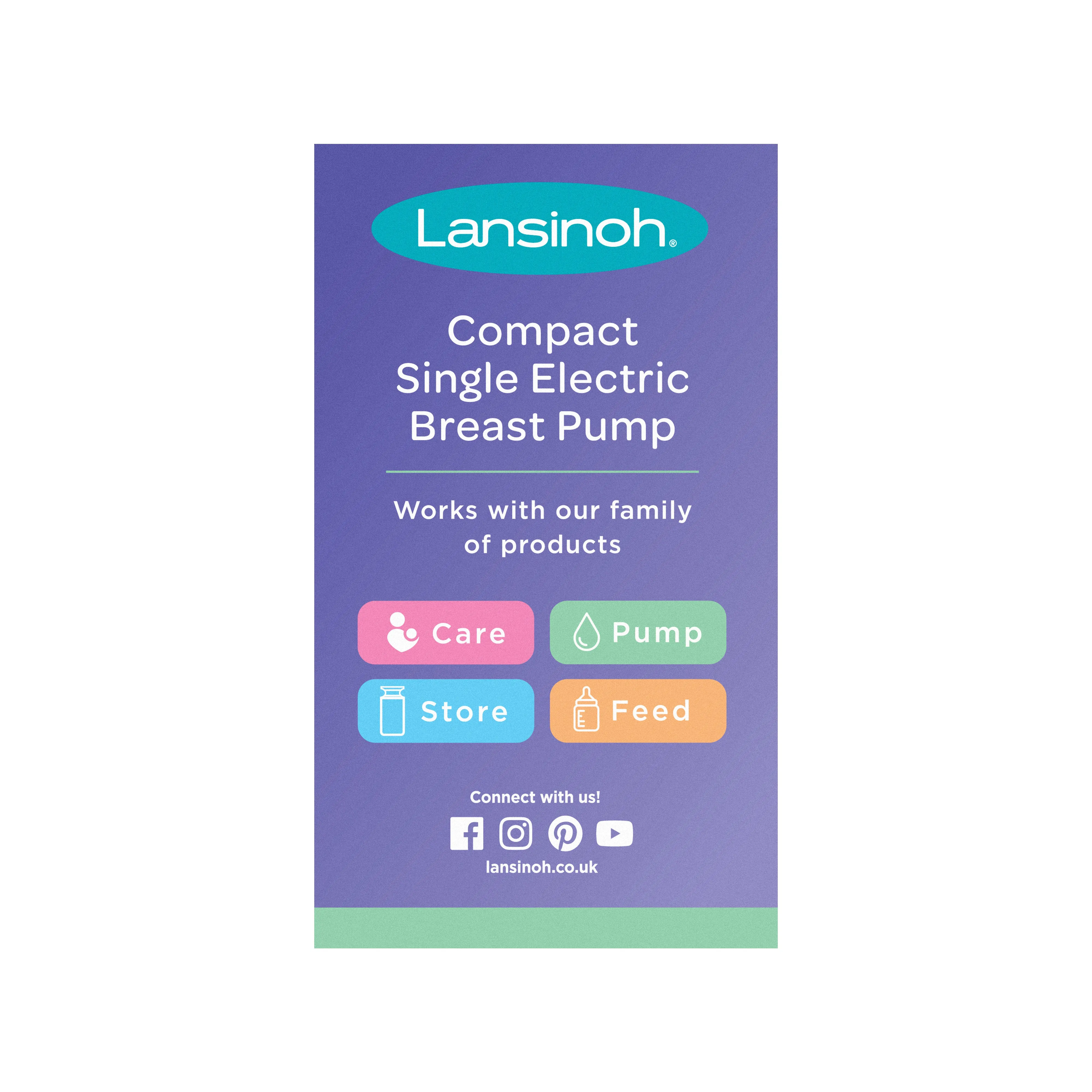 Lansinoh Breast Pump Compact Single Electric