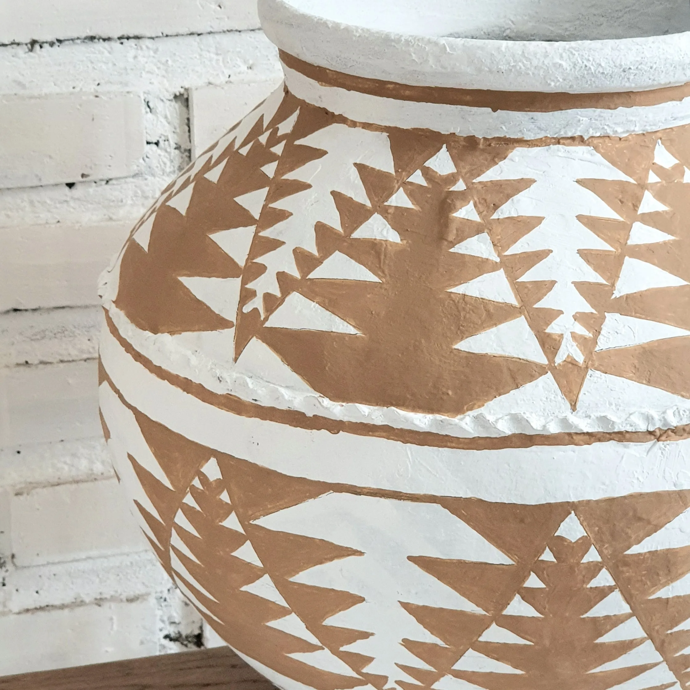 Large Bohemian Terracotta Pots