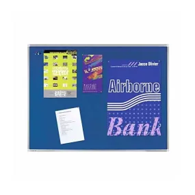 LEGAMASTER PREMIUM FELT PINBOARD 90X120CM BLUE