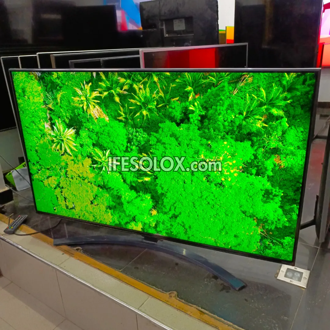 LG 50 inch 50NANO816 webOS Smart True 4K UHD HDR10 NanoCell TV (WiFi, Bluetooth, AirPlay) - Foreign Used