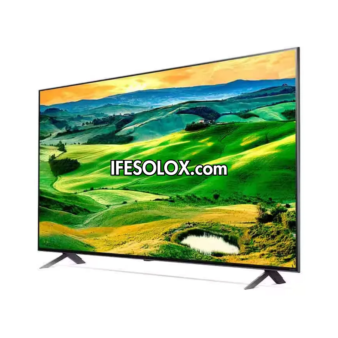 LG 55 inch QNED80 Series, Quantum Dot and NanoCell AI Thinq Smart 4K TV   2 Years Warranty - Brand New