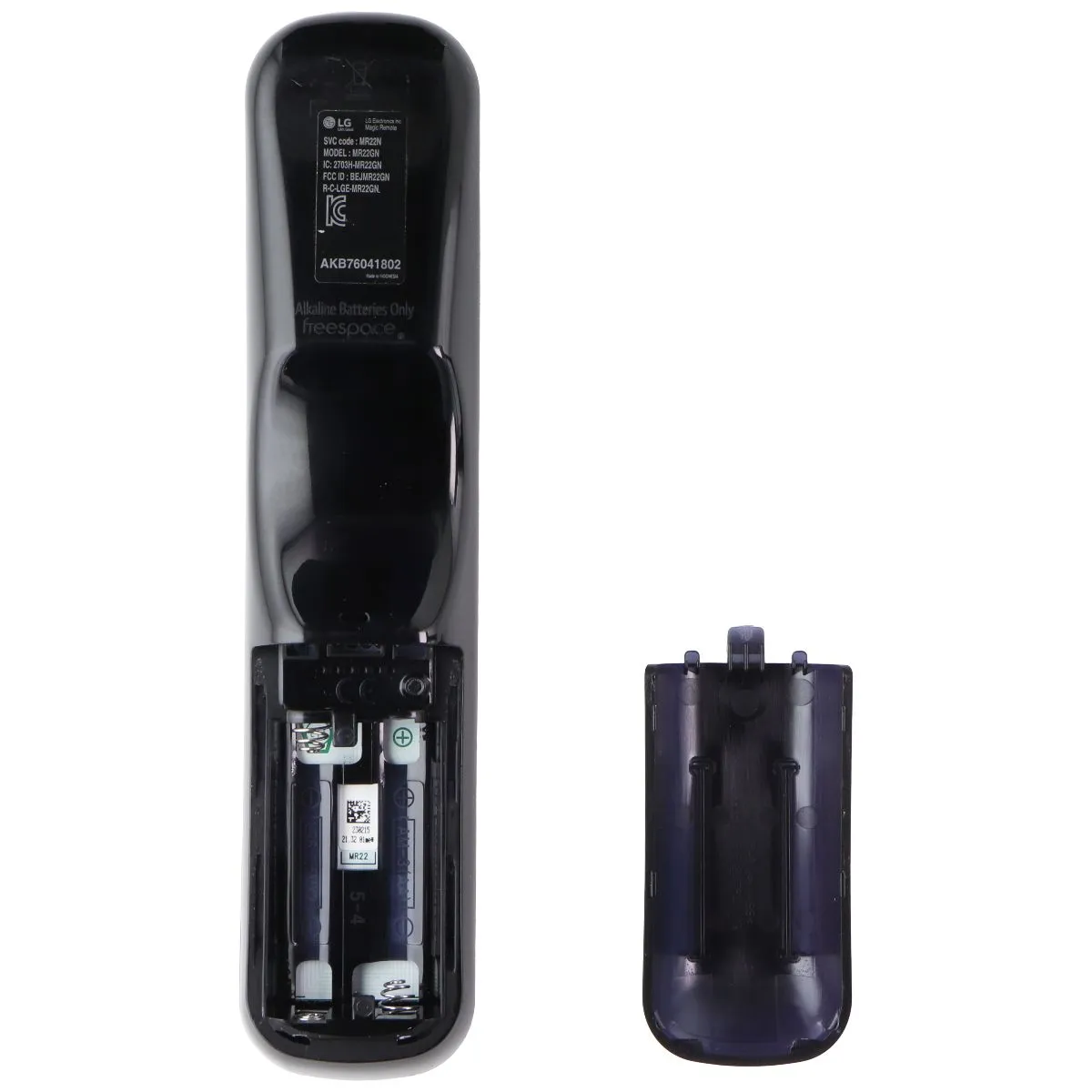 LG OEM Remote Control MR22GN / AKB76041802 for Select LG TVs - Black