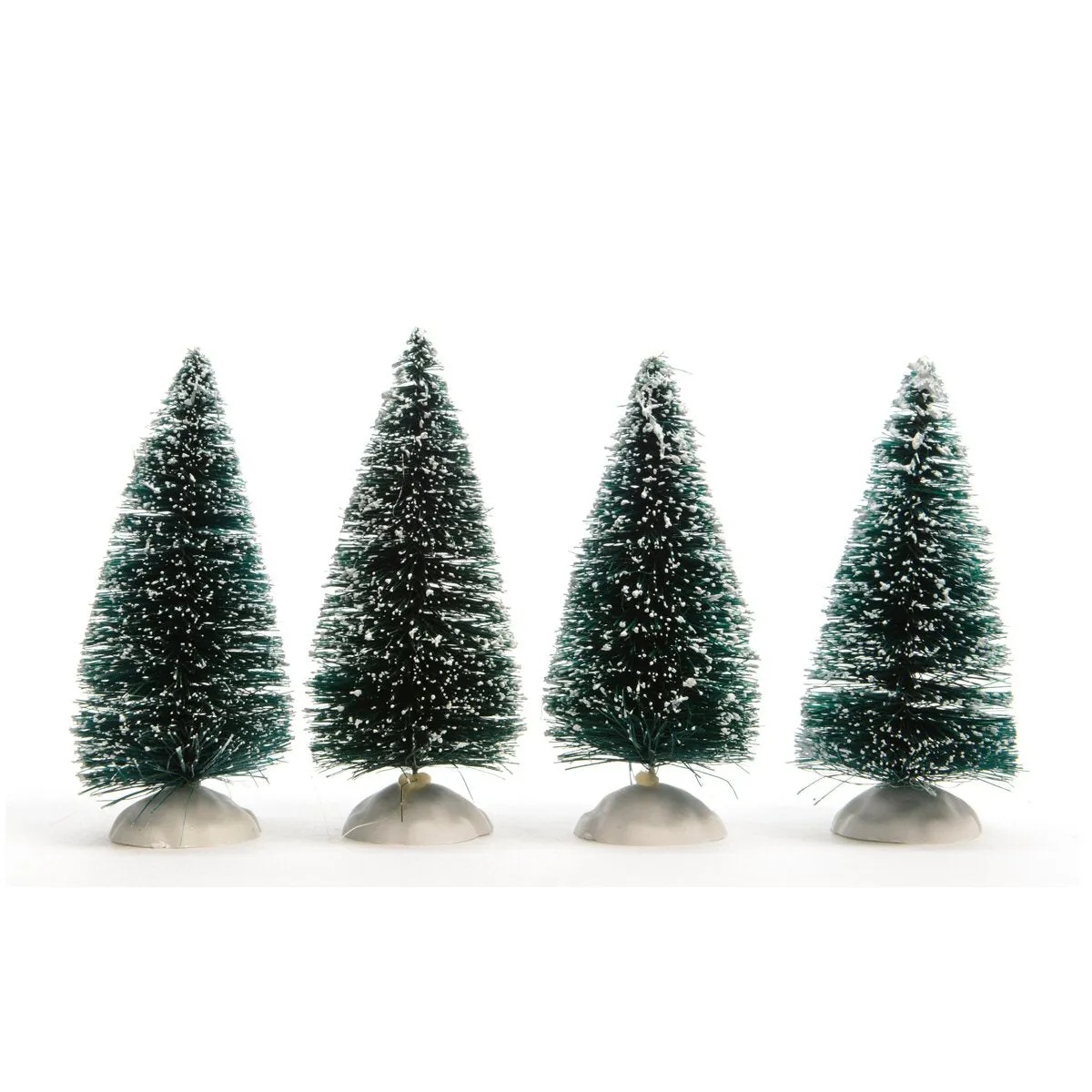 Lumineo Christmas Village 10cm Pine Trees (Pack of 4)