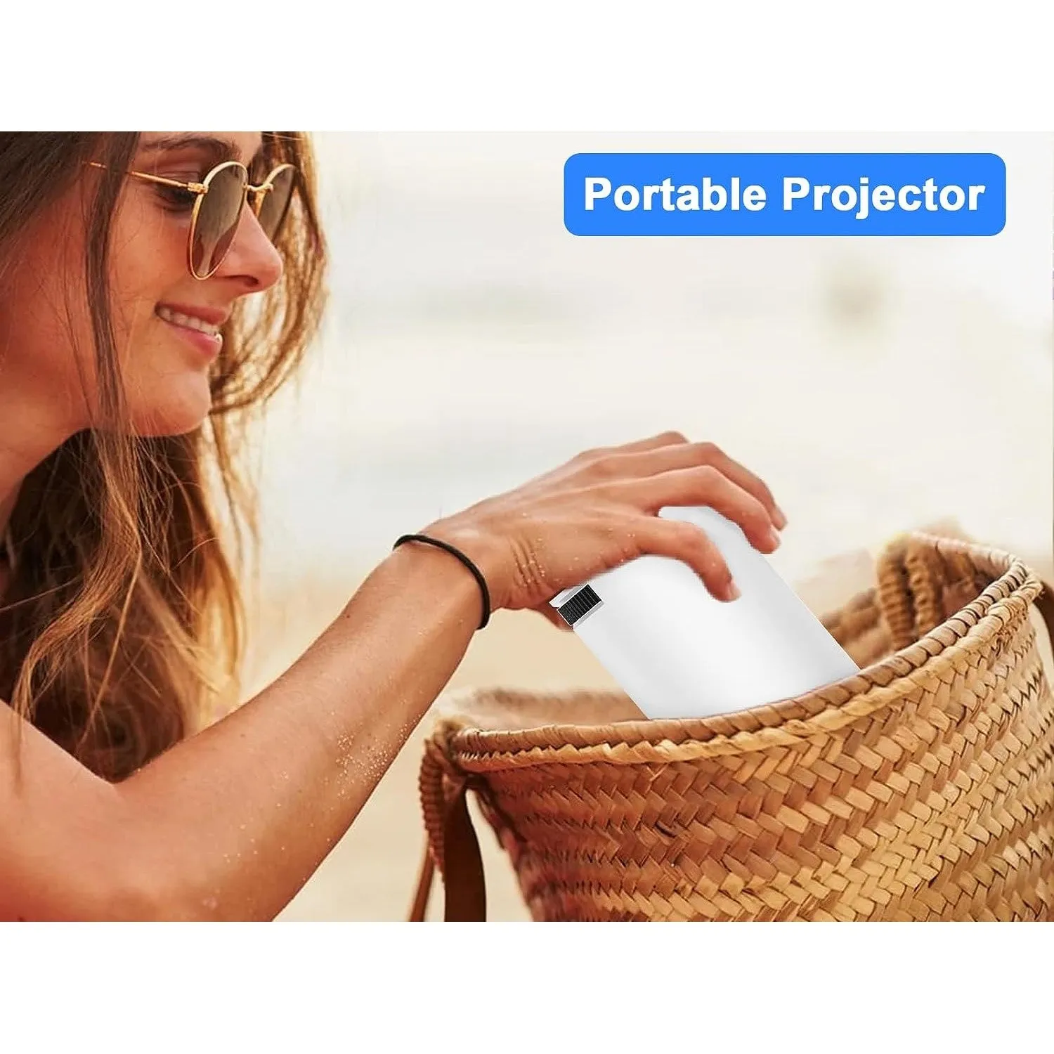 Magcubic HY300 Portable 4K Decoding Projector - WiFi6, Android 11, Bluetooth 5.0 - Ultra-Sharp Imaging, Smart Connectivity, Superior Audio (Open Never Used)