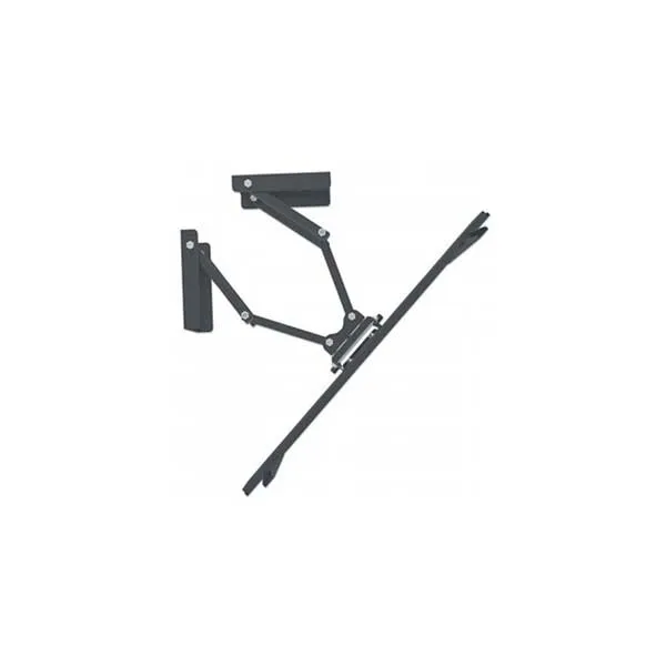 Manhattan 461214 Universal Full Motion Flat-Panel TV Corner Wall Mount (37" to 63", Black)