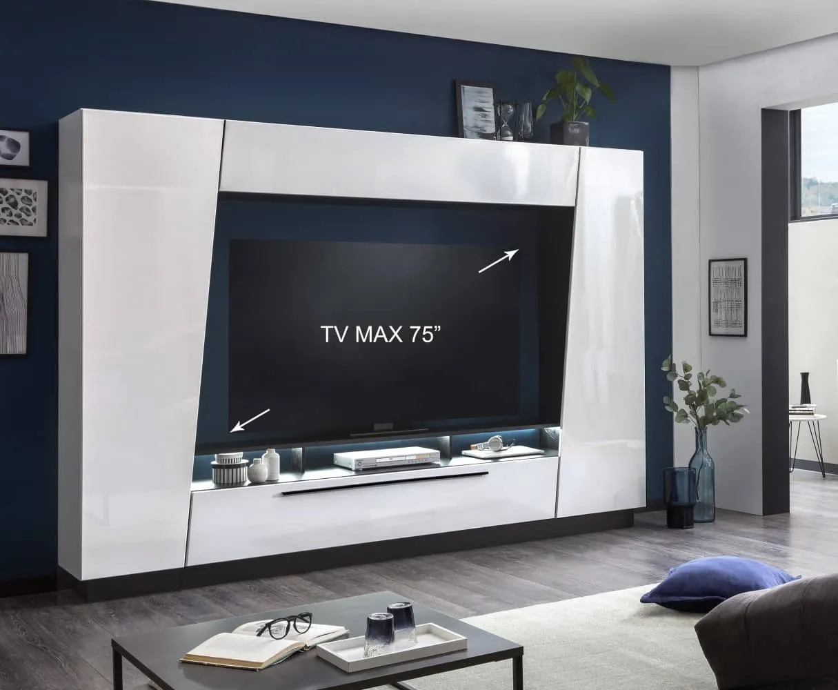 Media Entertainment Unit For TVs Up To 75"