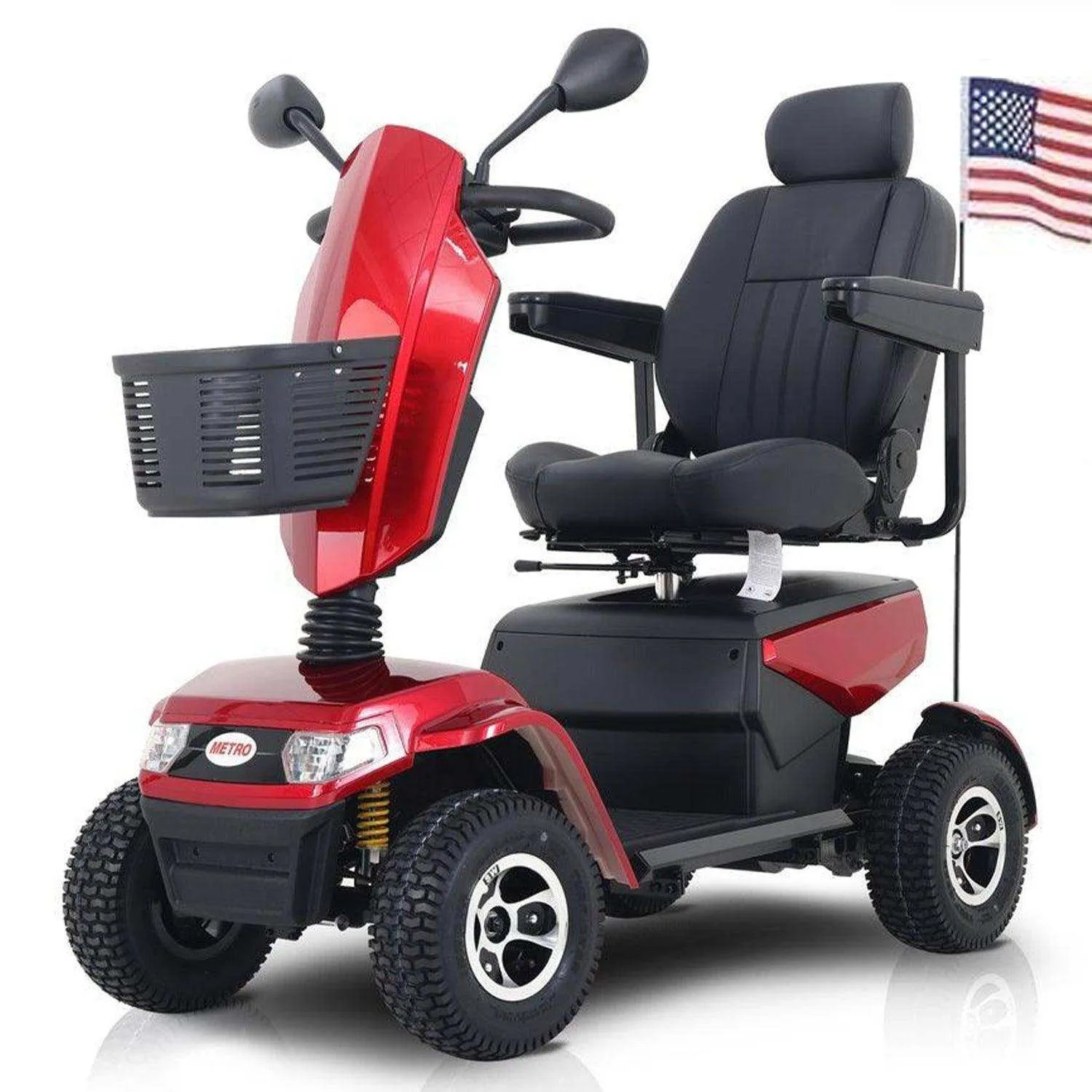 Metro Mobility S800 Series 4-Wheel Heavy Duty Travel Mobility Scooter