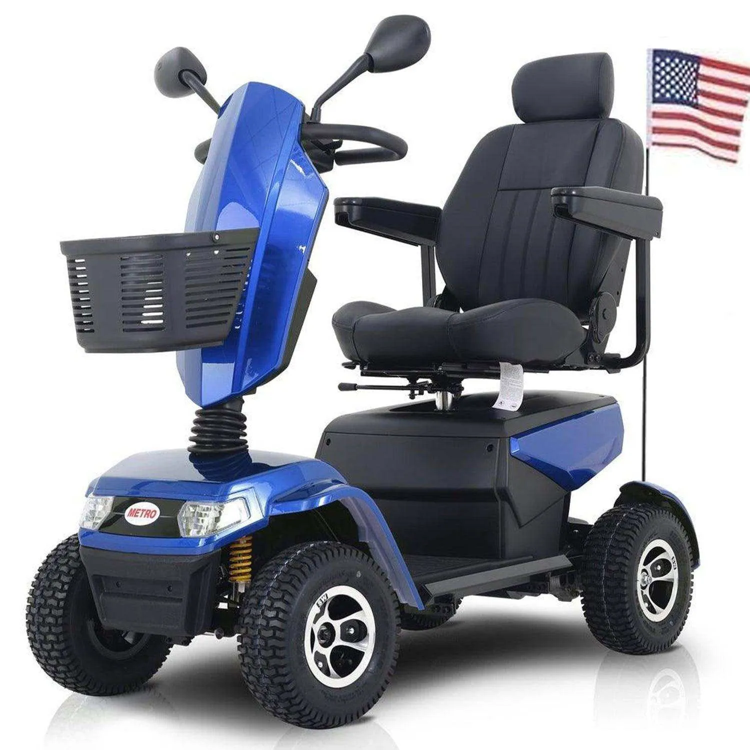 Metro Mobility S800 Series 4-Wheel Heavy Duty Travel Mobility Scooter