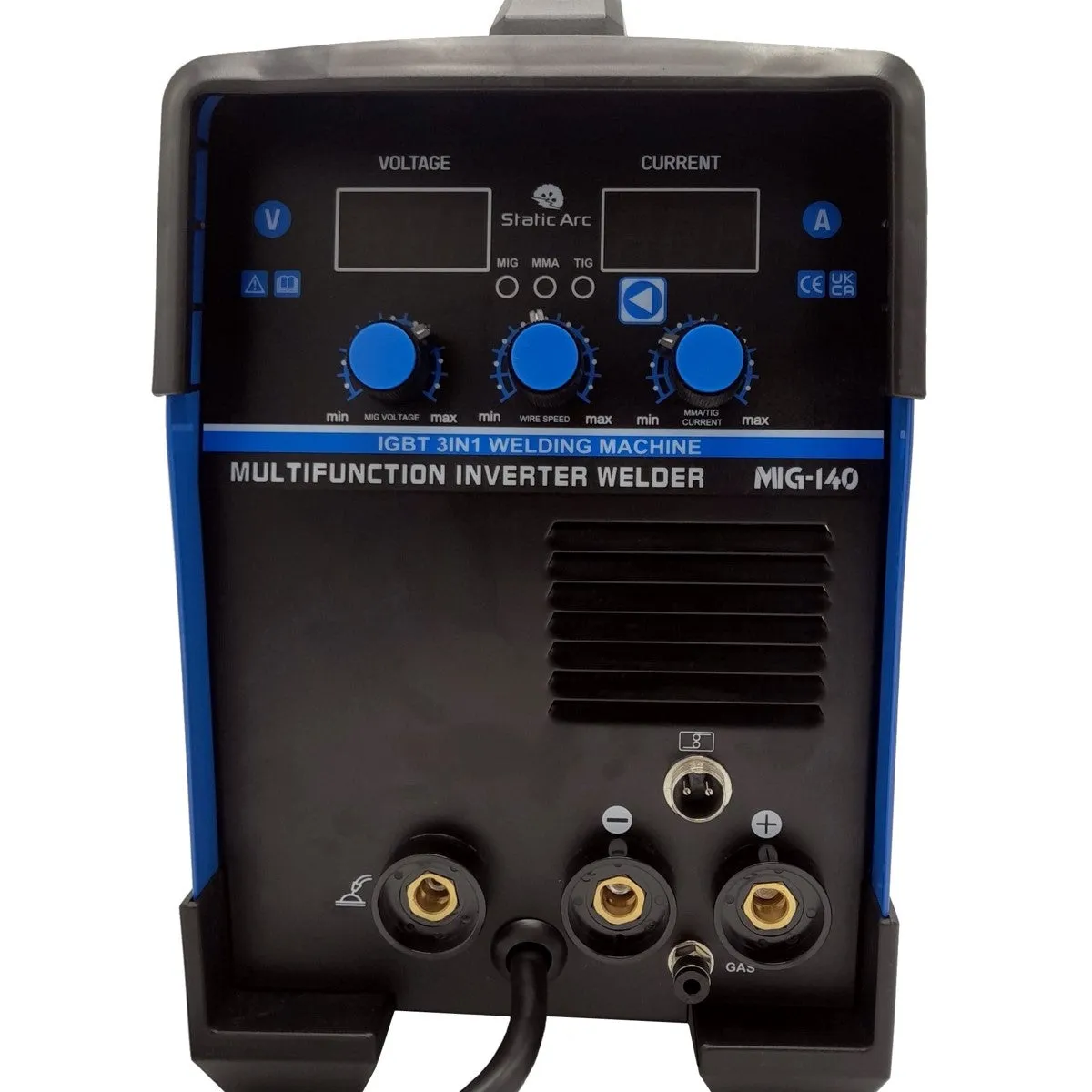 MIG 140A Inverter Welder 3in1 MMA TIG LIFT Gas Gasless ARC Welding Kit
