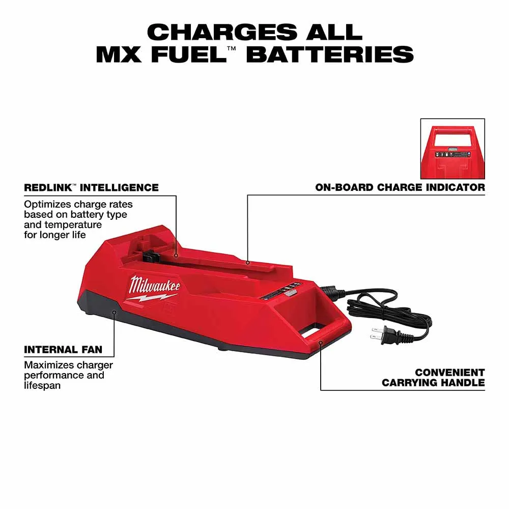 Milwaukee MXFC-2XC MX FUEL Two 72V 6.0Ah XC406 Batteries and Charger Expansion Kit