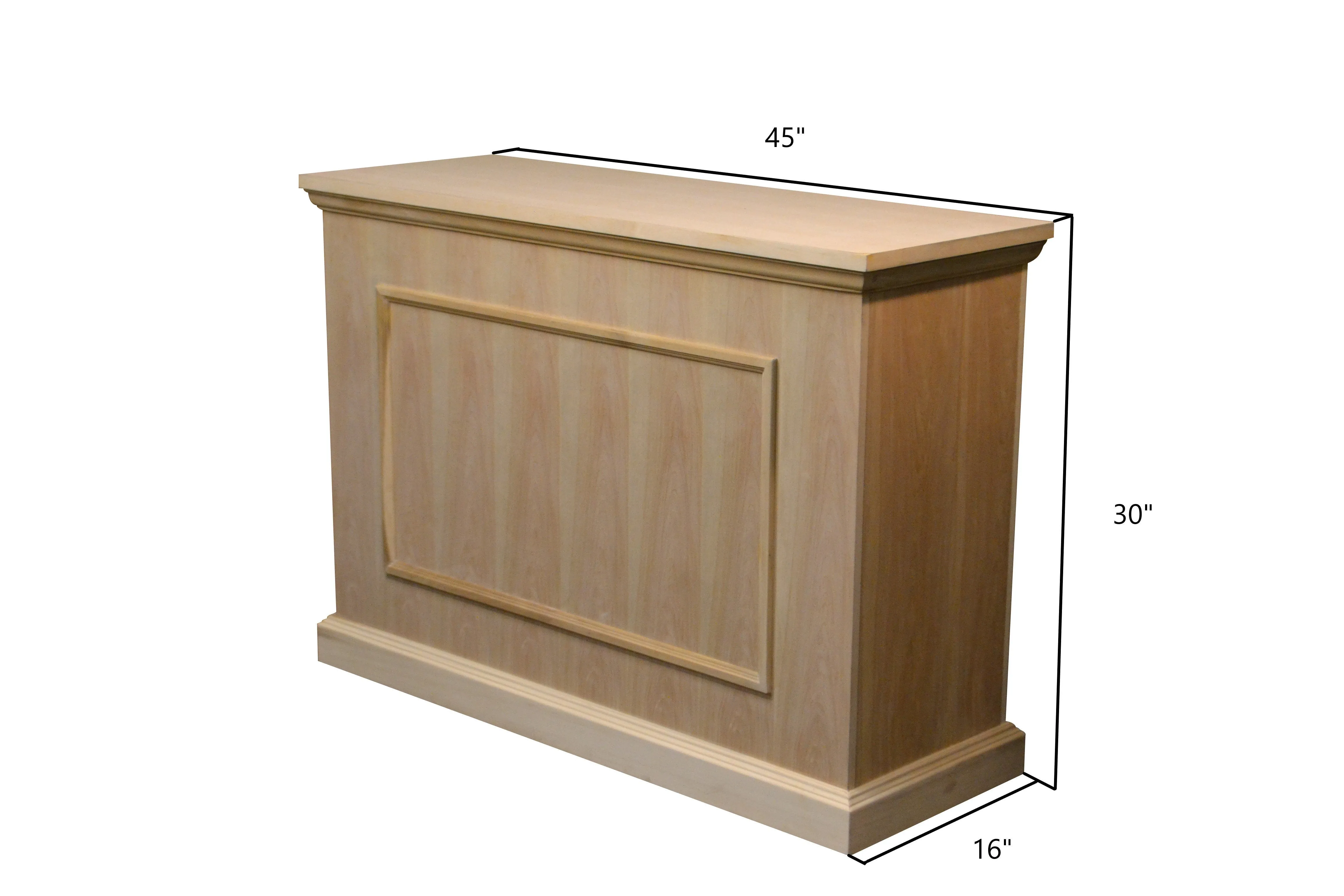 Mini Elevate 75012 Unfinished Smart  TV Lift Cabinet for 46 Inch Flat screen TVs