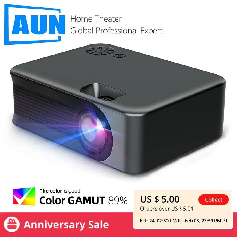 Mini Portable HD Projector Home Theater