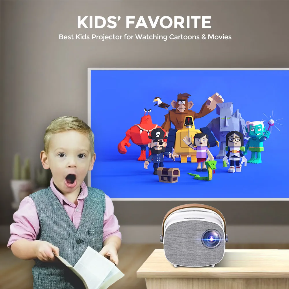Mini Projector |2500 Lumens/Screen Size upto 100 inch|Native Res 800x480P| Home Theater Portable Projectors