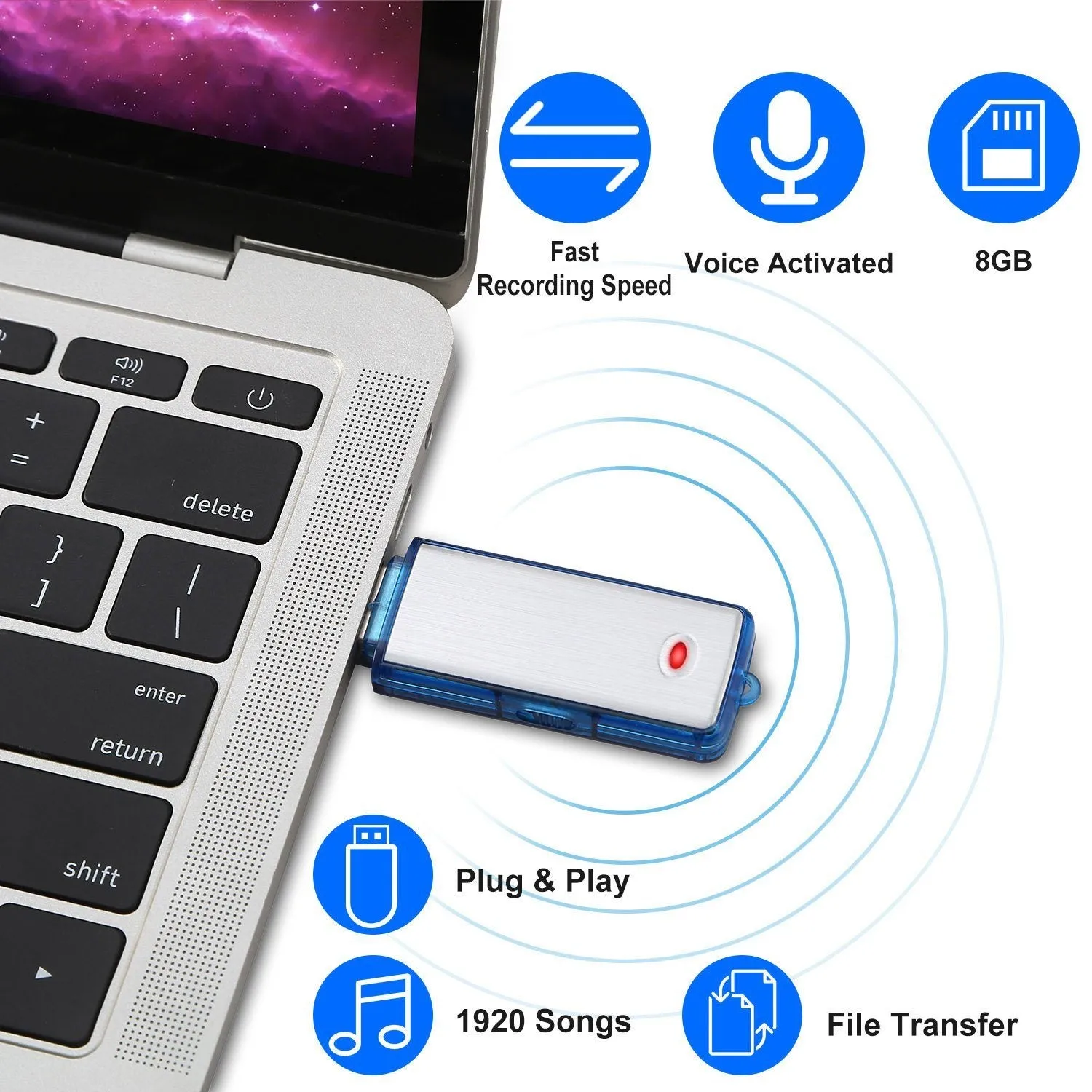 Mini Voice Digital Sound Recorder
