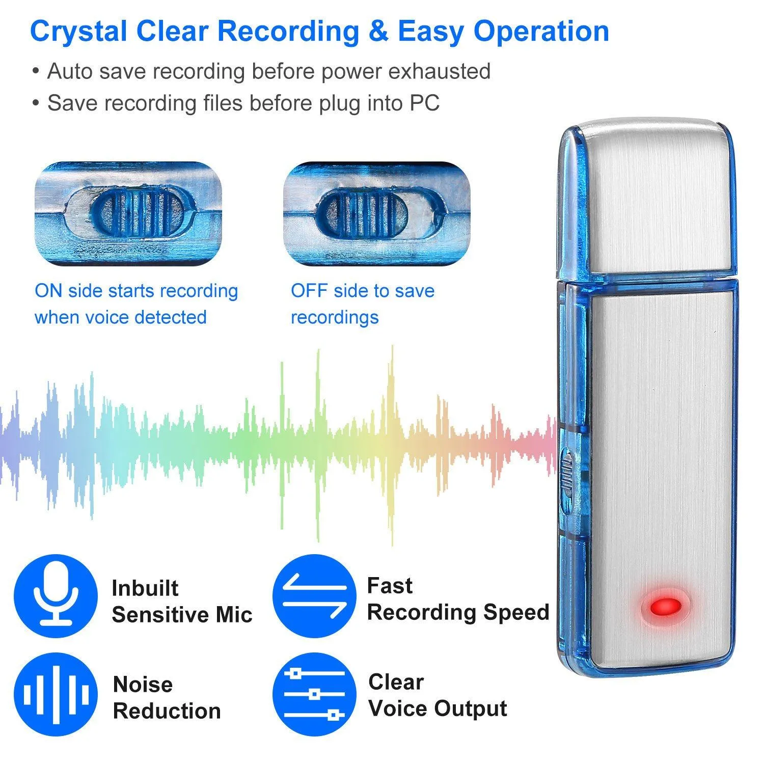 Mini Voice Digital Sound Recorder
