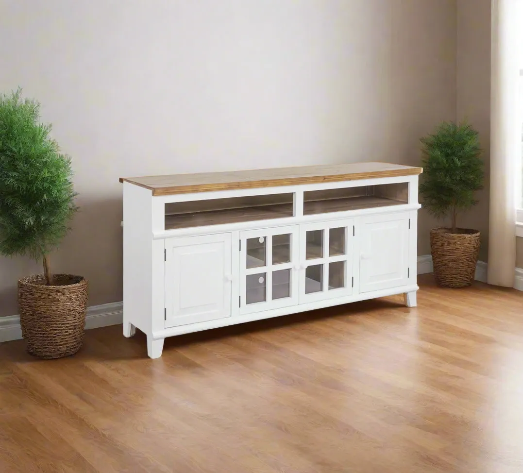 Miramar White 65" TV Console