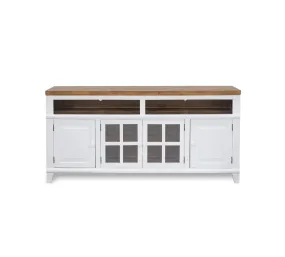 Miramar White 65" TV Console