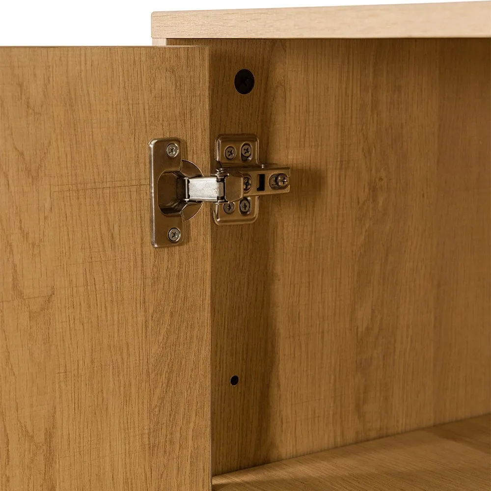 Modern Ember Rochester 56-in White Oak Media Console